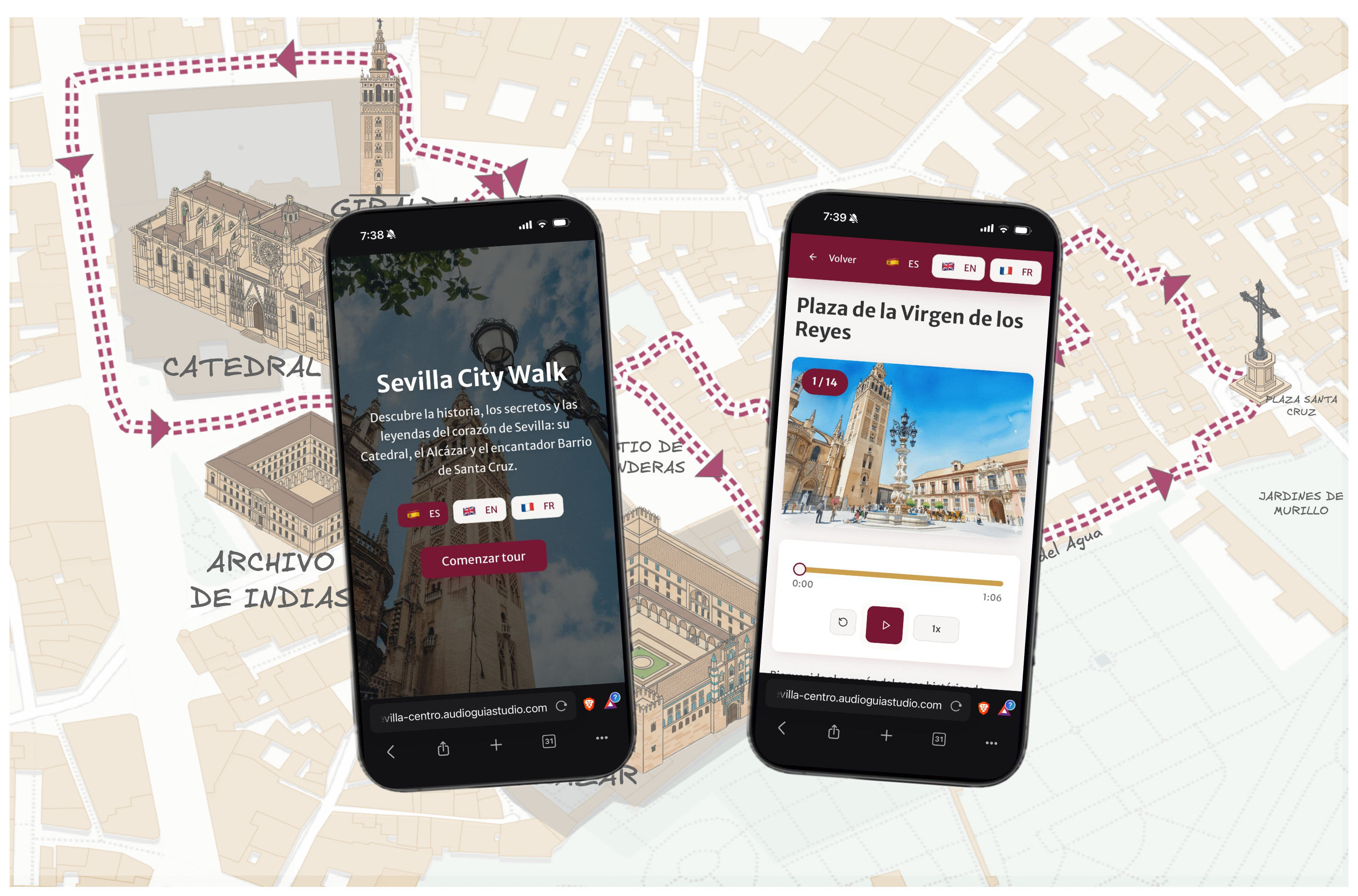 Audioguia Sevilla - Caso de estudio
